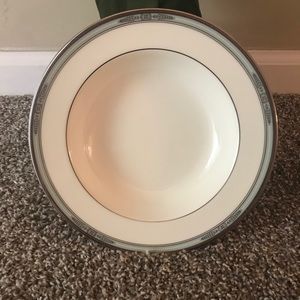 Set of 12 fine China soup bowls